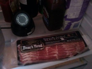 My bacon is secured