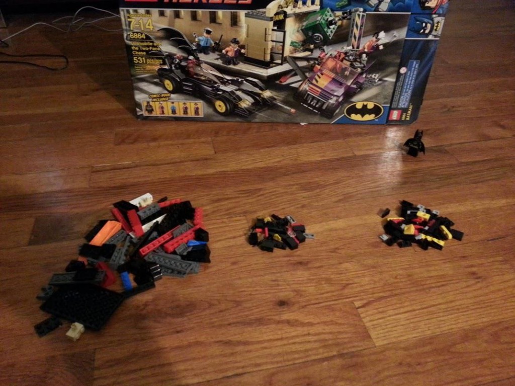 LEGO Two-Face Chase: Step 1